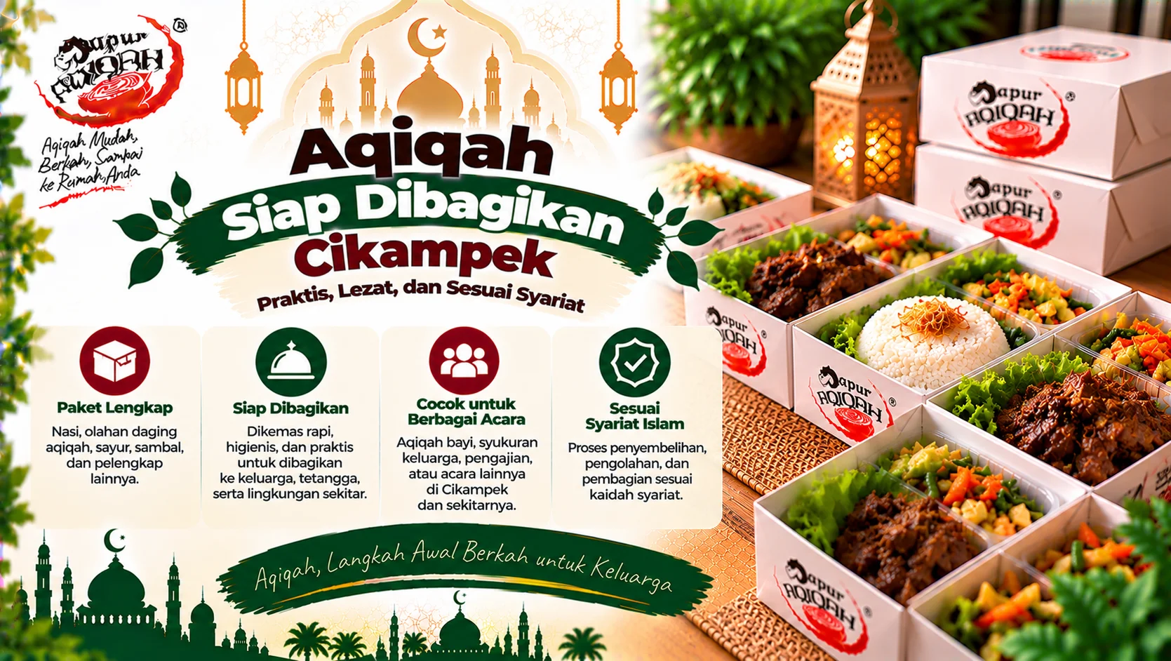 Aqiqah Siap Dibagikan Cikampek