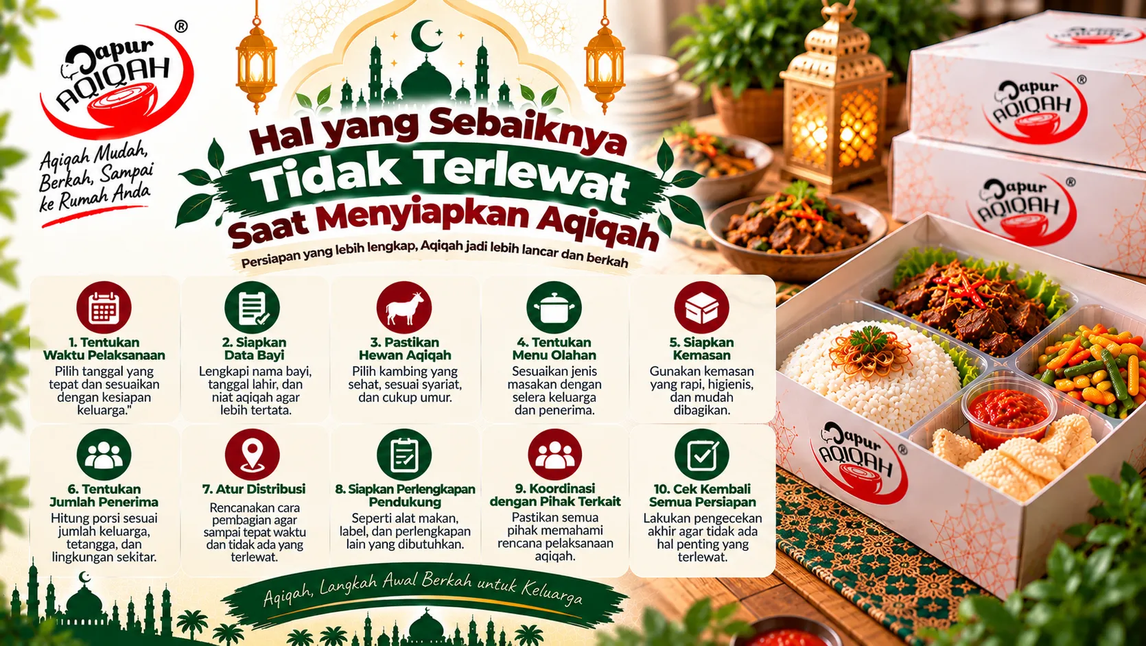Hal yang Sebaiknya Tidak Terlewat Saat Menyiapkan Aqiqah